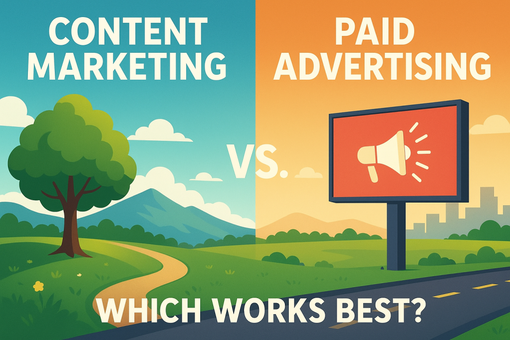 Content Marketing vs. Paid Advertising, Which Works Best?