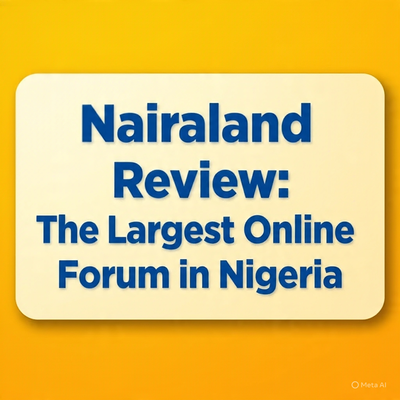 Nairaland Review: The Largest Online Forum in Nigeria post thumbnail image