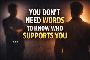 You Don’t Need Words to Know Who Supports You