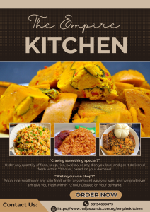 Empire Kitchen Asaba: A Royal Feast Awaits You Empire Kitchen Asaba: A Royal Feast Awaits You