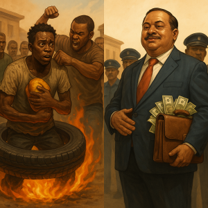 Why Nigerians Unite Against the Petty Thief but Not the Corrupt Politician Why Nigerians Unite Against the Petty Thief but Not the Corrupt Politician