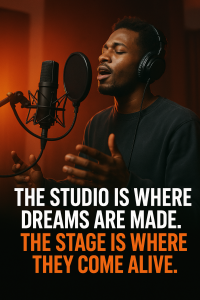 The Studio Is Where Dreams Are Made. The Stage Is Where They Come Alive.
