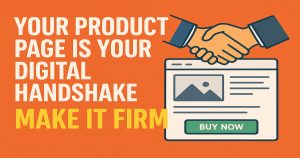 Your Product Page Is Your Digital Handshake, Make It Firm