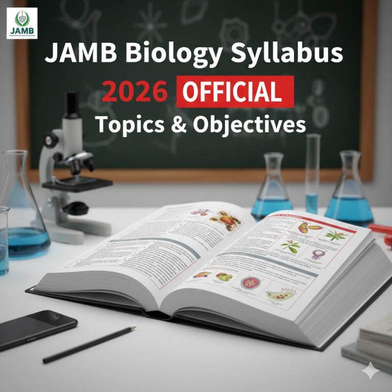 The JAMB Biology Syllabus 2026 (Official Topics & Objectives)