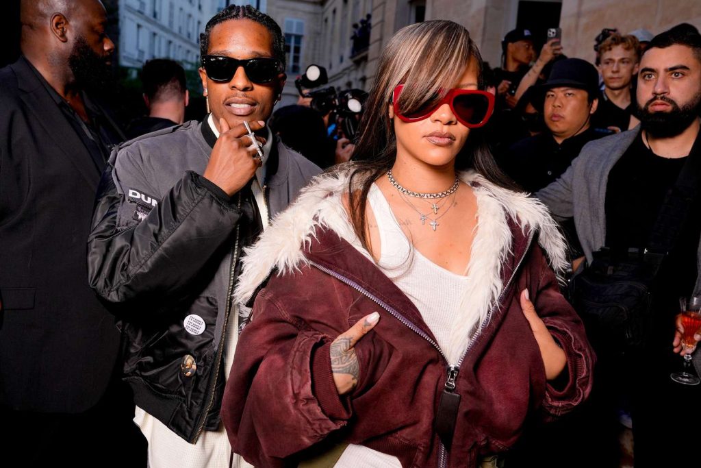Rihanna & A$AP Rocky Shut Down Paris Fashion Week